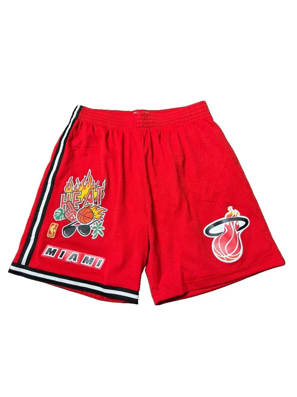 MITCHELL & NESS NBA SWINGMAN SHORTS ALTERNATE HEAT 96-97 2XL